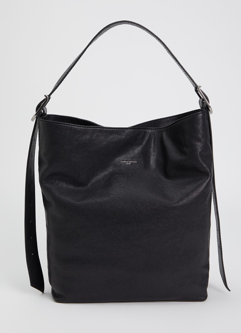 Zadig&Voltaire Dames Baby Jane crossbodytas van leer in de kleur Zwart