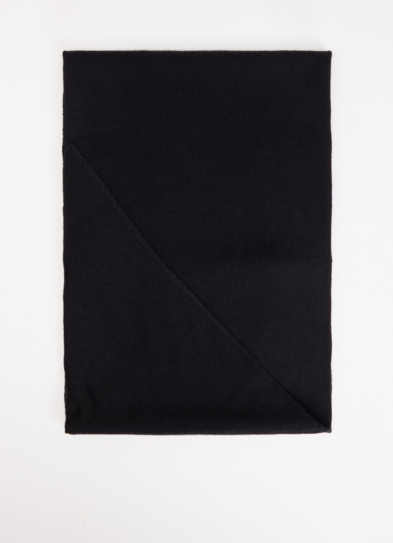 Zadig&Voltaire Dames Lucy sjaal in kasjmierblend met strass 180 x 27 cm in de kleur Zwart