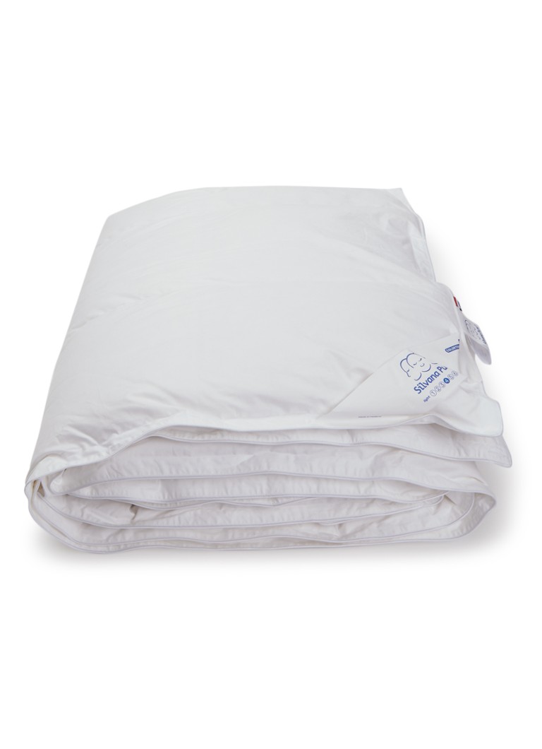 Silvana Pure Blauw Medium Warm solo dekbed met donsvulling Wit - Deal