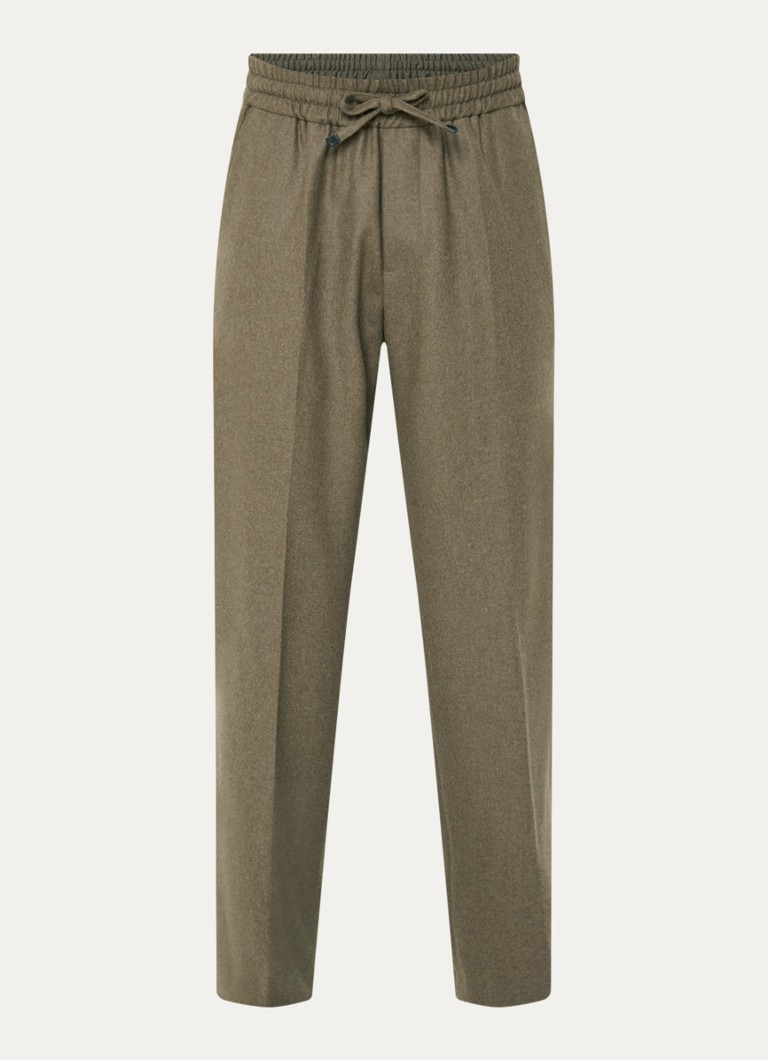 Drôle de Monsieur Heren Straight fit pantalon met steekzakken in de kleur Lichtbruin, maat: M