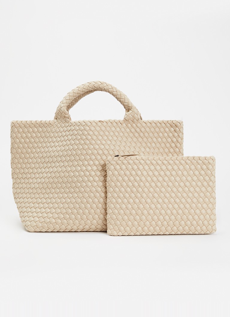 Naghedi Dames St Barths Medium shopper met uitneembaar etui in de kleur Beige, maat: 1SZ