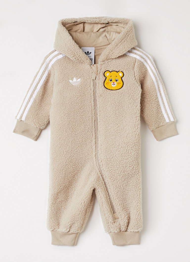 Adidas Meisjes Babypak van teddy in de kleur Beige, maat: 62