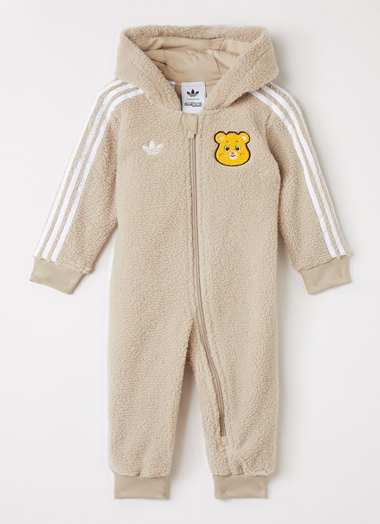 Adidas Meisjes Babypak van teddy in de kleur Beige, maat: 92