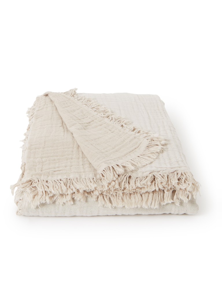 &Tradition Cloud plaid van katoen 140 x 210 cm Zand - Deal