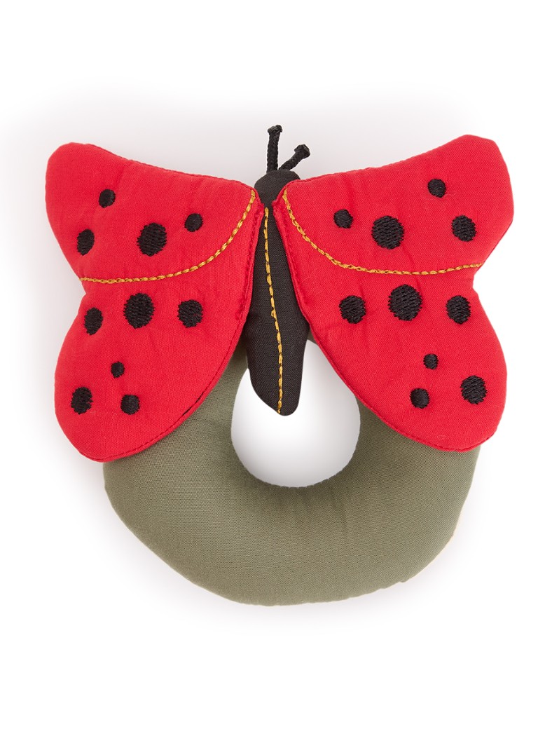 Fabelab Ladybug rammelaar 13 cm