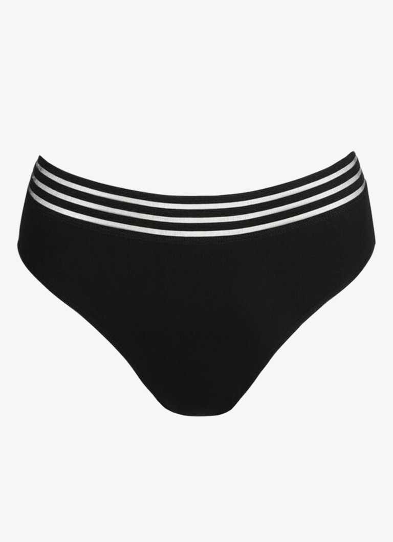 Sarda Dames Miss bikinislip met mesh in de kleur Zwart