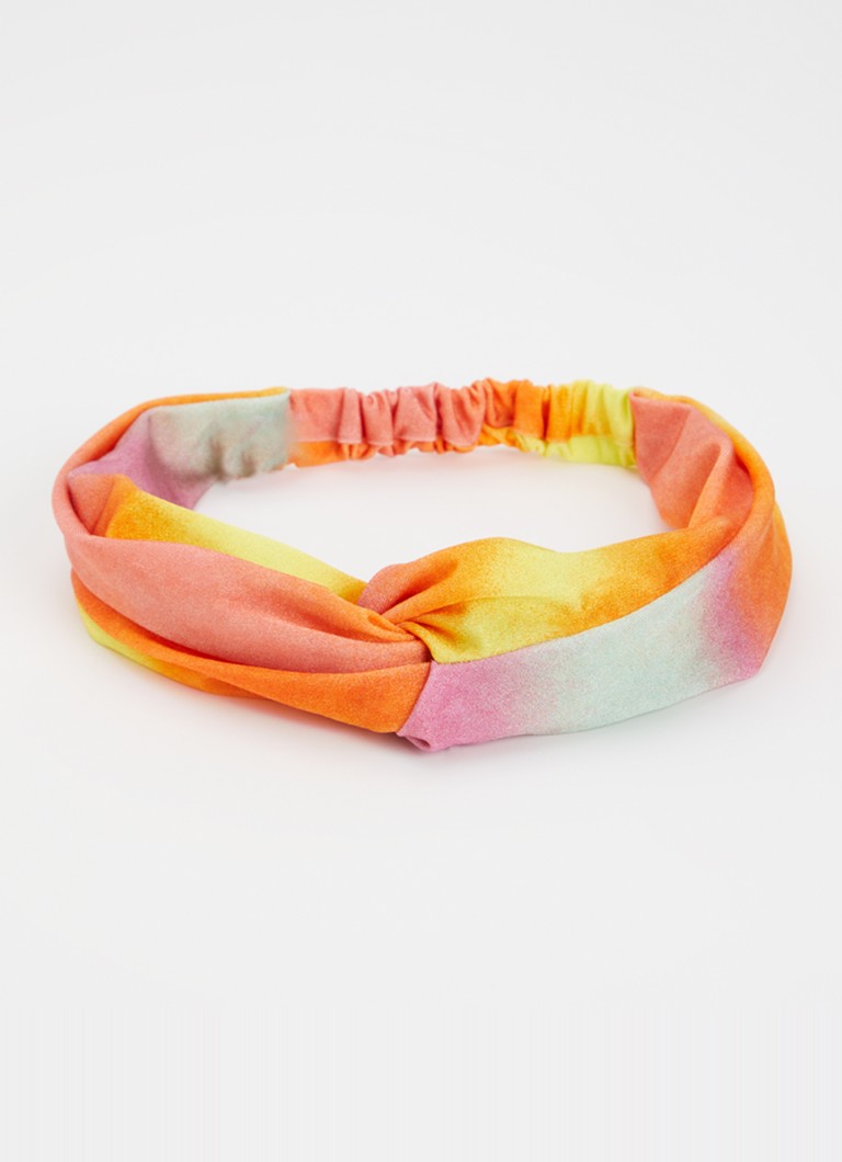 Sarda Dames Kim haarband met lurex in de kleur Oranje