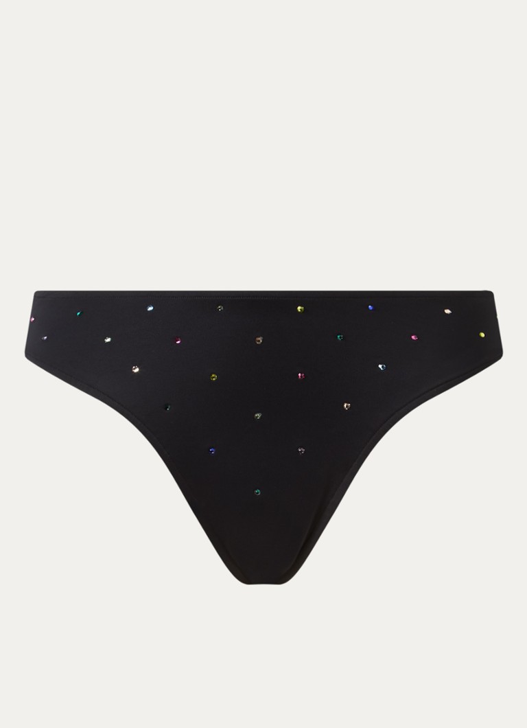 Sarda Dames Rojas bikinislip met strass in de kleur Zwart