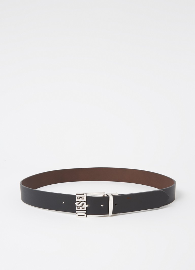 Diesel Heren B-Shift Ii reversible riem van leer in de kleur Zwart