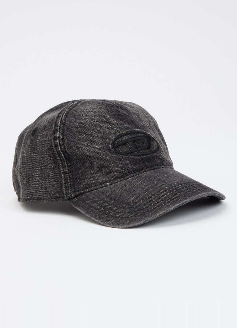 Diesel Heren C-Enic pet van denim in de kleur Zwart
