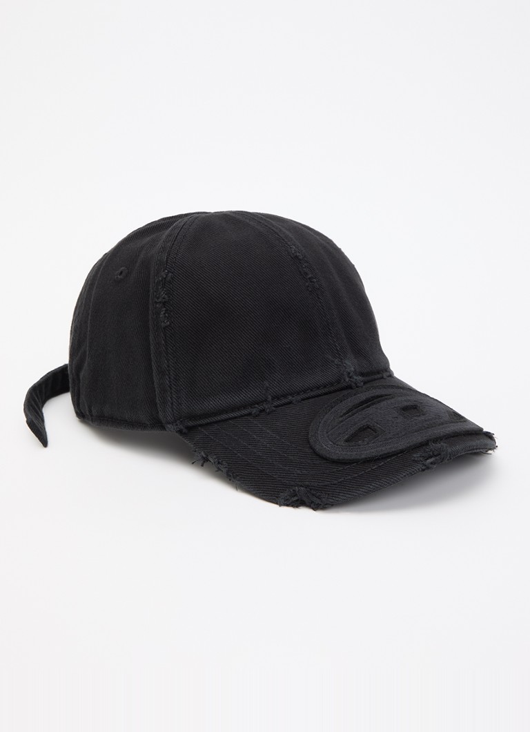 Diesel Heren C-Bigdov pet met logo in de kleur Zwart