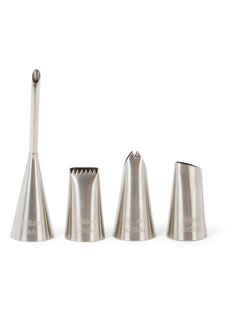 Patisse Deco spuitmonden set van 4 Grijs - Deal