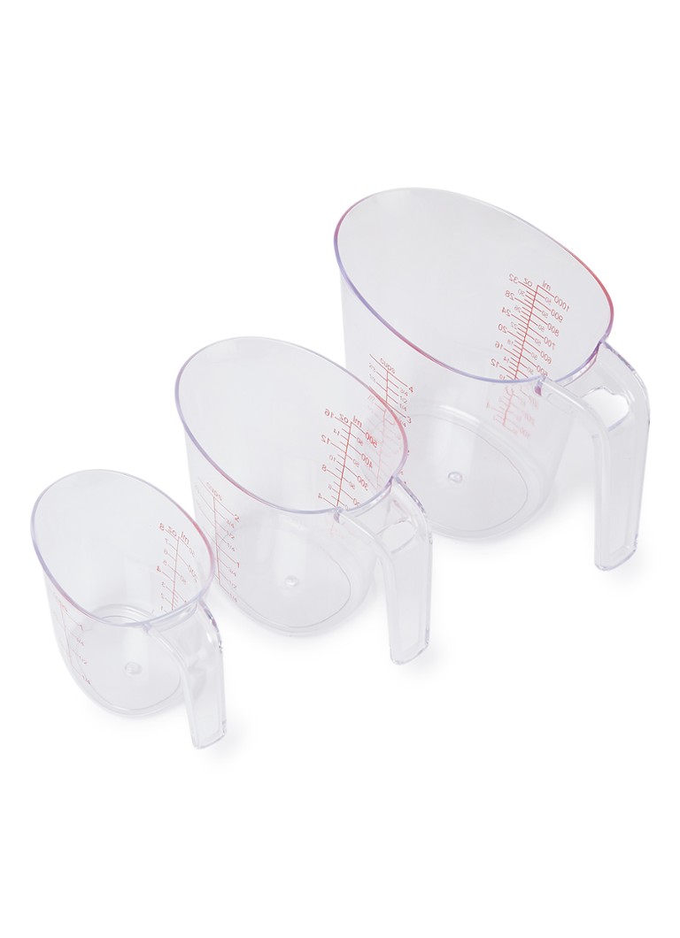 Patisse Maatbeker set van 3 Transparant - Deal