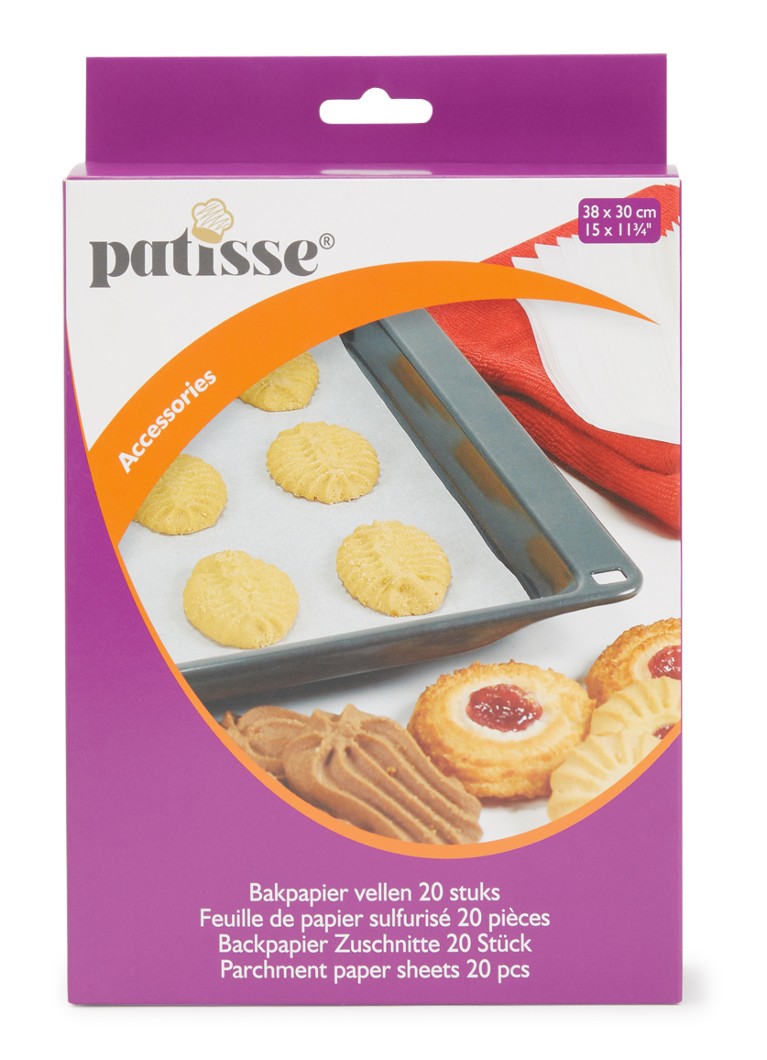 Patisse Accessories bakpapier 20 stuks - Deal