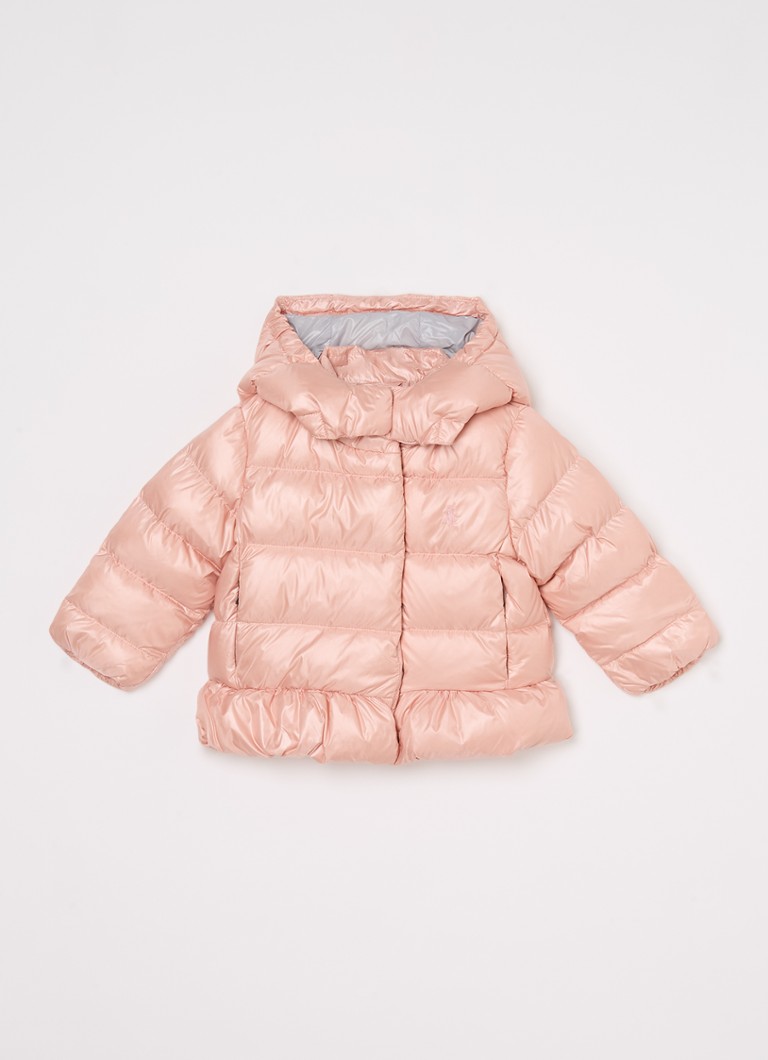 Ralph Lauren Meisjes Puffer jas met donsvulling in de kleur Lichtroze, maat: 92