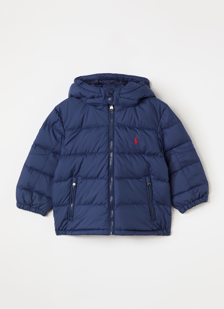 Ralph Lauren Jongens Puffer jack met donsvulling in de kleur Donkerblauw, maat: 18M