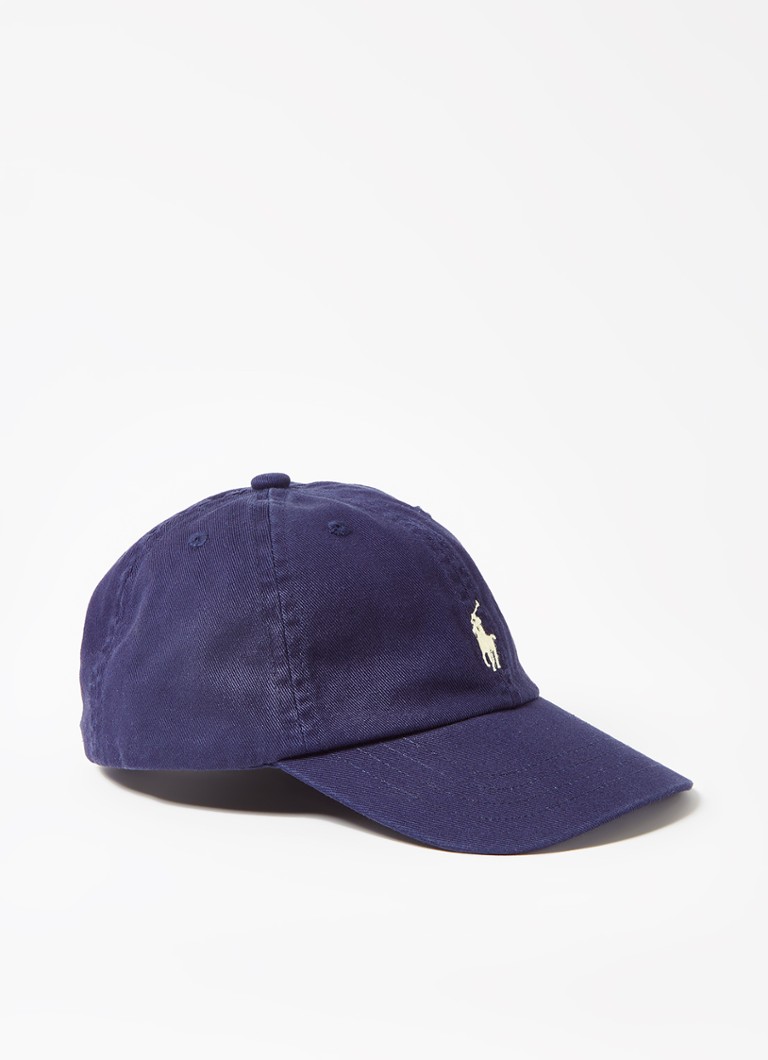 Ralph Lauren Jongens Pet met logoborduring in de kleur Donkerblauw, maat: 1 SIZE