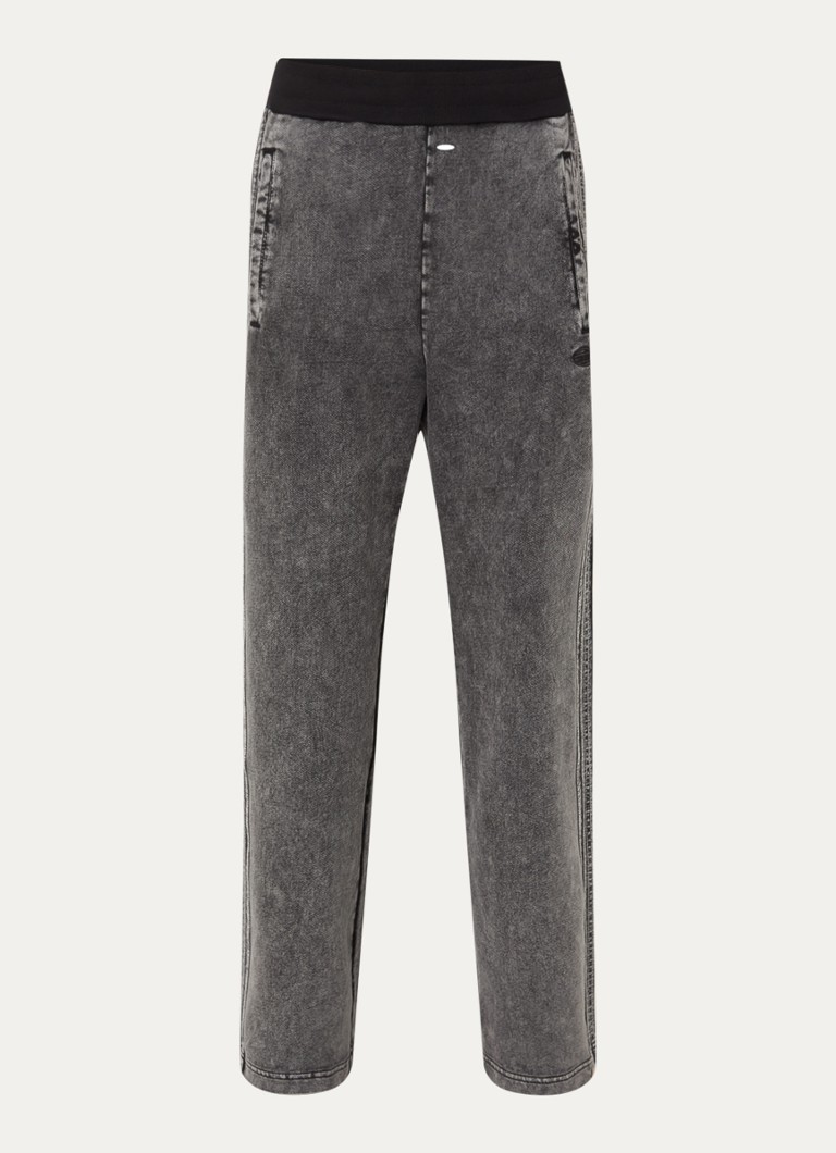 Diesel Heren P-Alt straight fit joggingbroek met steekzakken in de kleur Antraciet