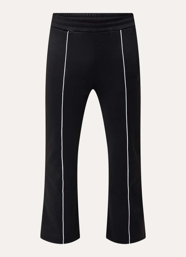 Diesel Heren P-locking flared trackpants met steekzakken in de kleur Zwart