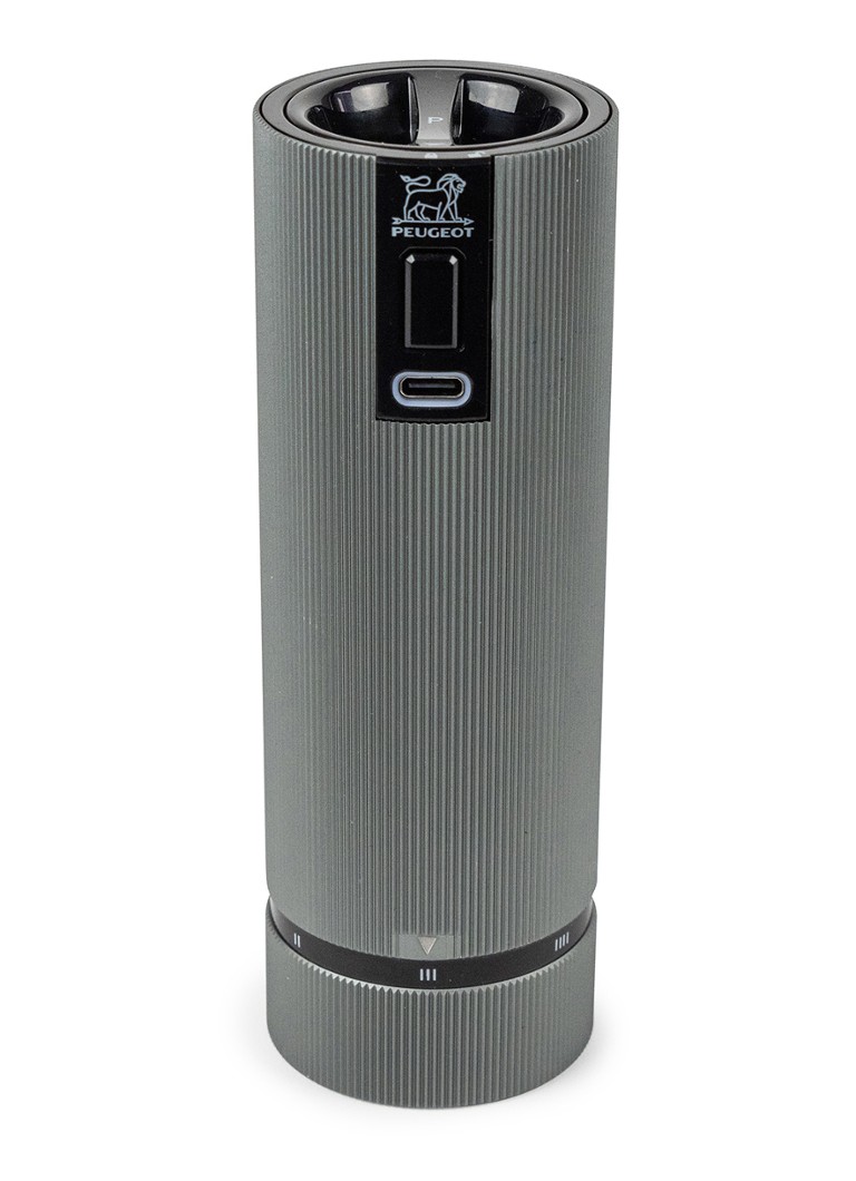 Peugeot Line elektrische pepermolen 15 cm Grijs - Deal