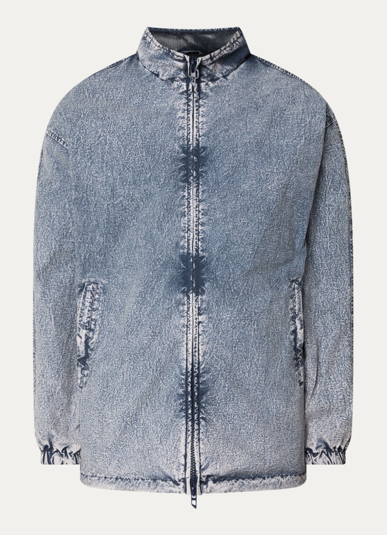 Diesel Heren J-wilson jack met verwassen afwerking in de kleur Grijs