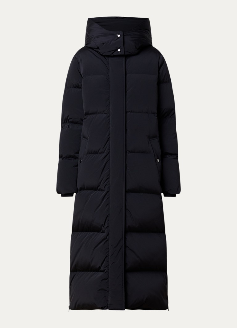Woolrich Dames Kelly gewatteerde parka met donsvulling en steekzakken in de kleur Zwart, maat: S