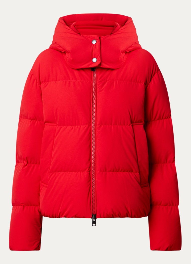 Woolrich Dames Madison gewatteerde jas met donsvulling in de kleur Rood, maat: S