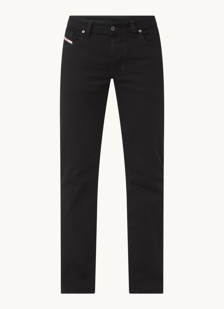 Diesel Heren 1985 Larkee straight leg jeans met gekleurde wassing in de kleur Zwart