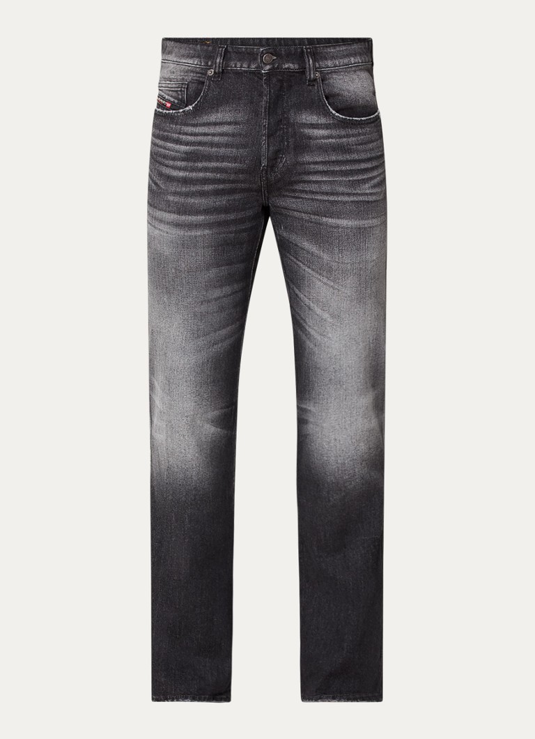 Diesel Heren 1998 D-Buck slim fit jeans met gekleurde wassing in de kleur Antraciet