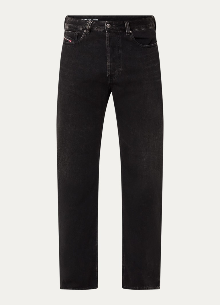 Diesel Heren 1980 D-Eeper straight leg jeans met gekleurde wassing in de kleur Antraciet