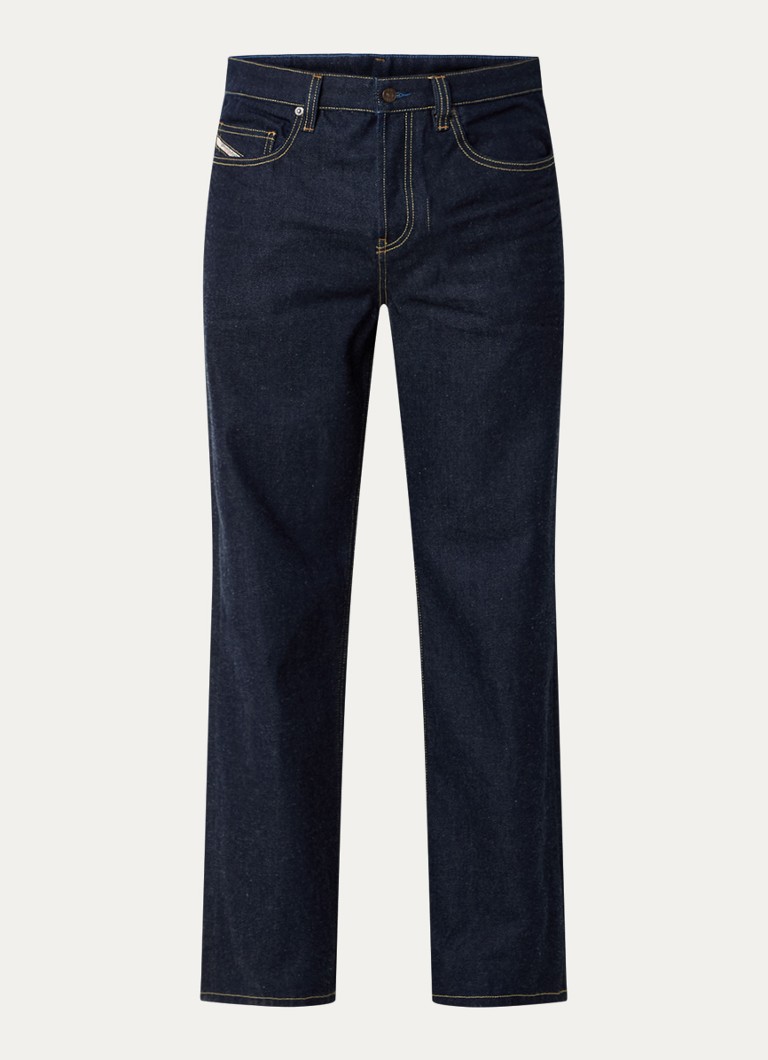 Diesel Heren 2001 D-Macro loose fit jeans met donkere wassing in de kleur Indigo