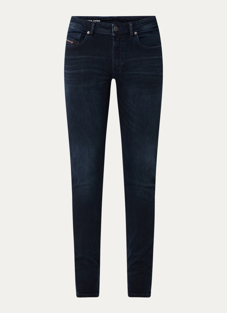 Diesel Heren 1979 Sleenker skinny jeans met donkere wassing in de kleur Indigo