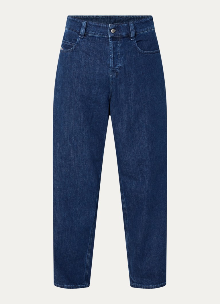 Diesel Heren 1997 wide leg jeans met donkere wassing in de kleur Indigo