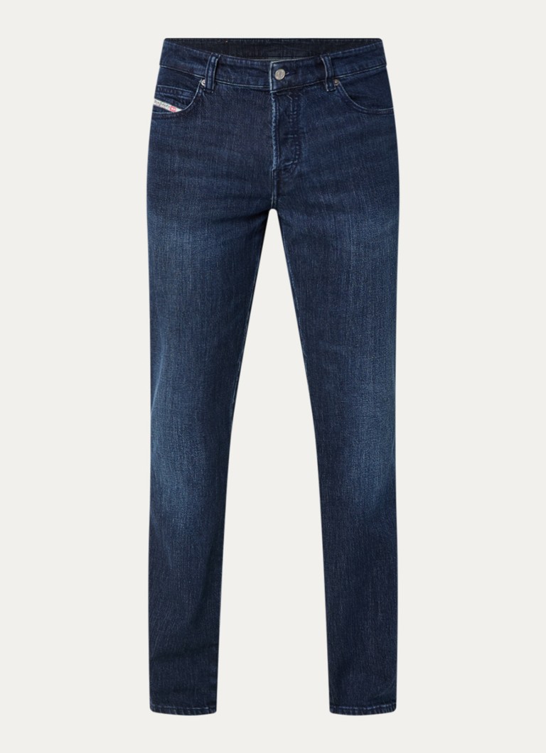 Diesel Heren 1993 D-Vyl slim fit jeans met donkere wassing in de kleur Indigo