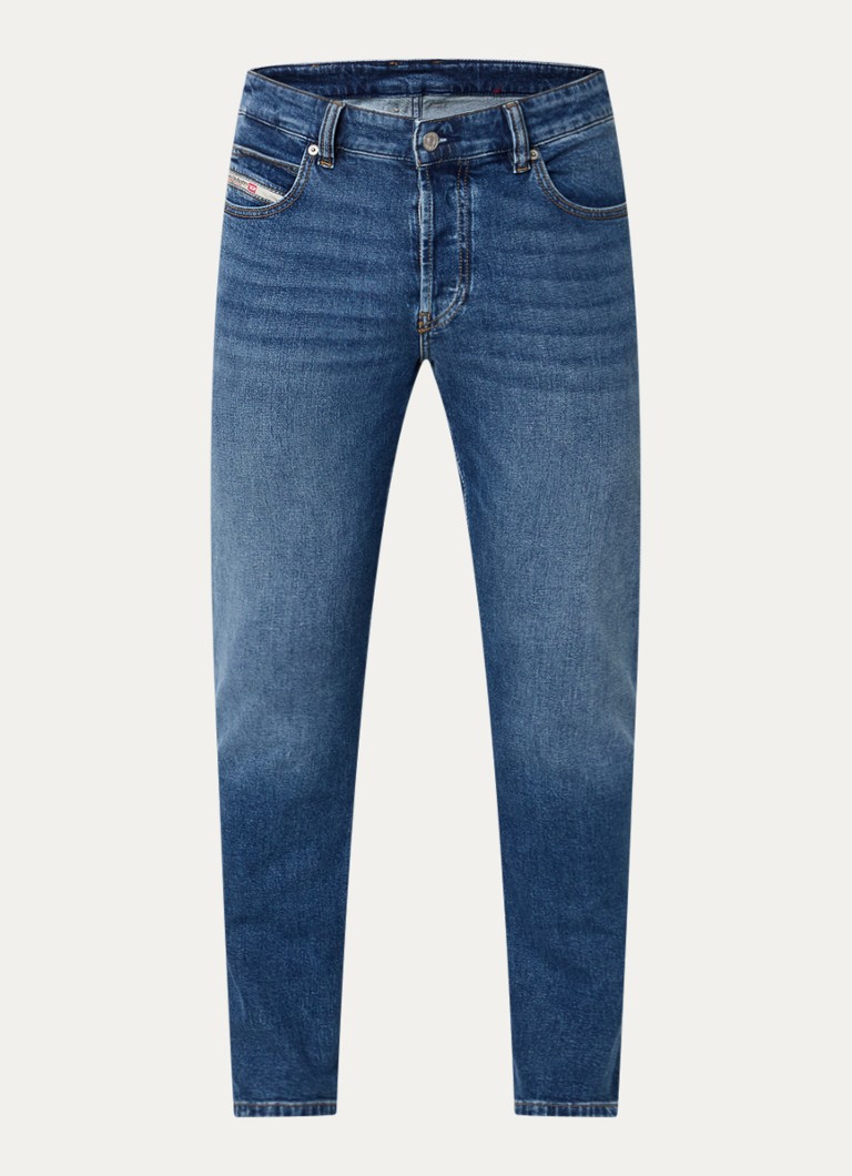 Diesel Heren 1993 D-VYL slim fit jeans met medium wassing in de kleur Indigo