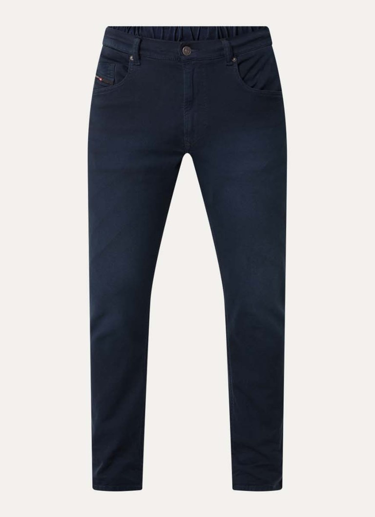 Diesel Heren 2032 D-krooley slim fit chino met steekzakken in de kleur Donkerblauw