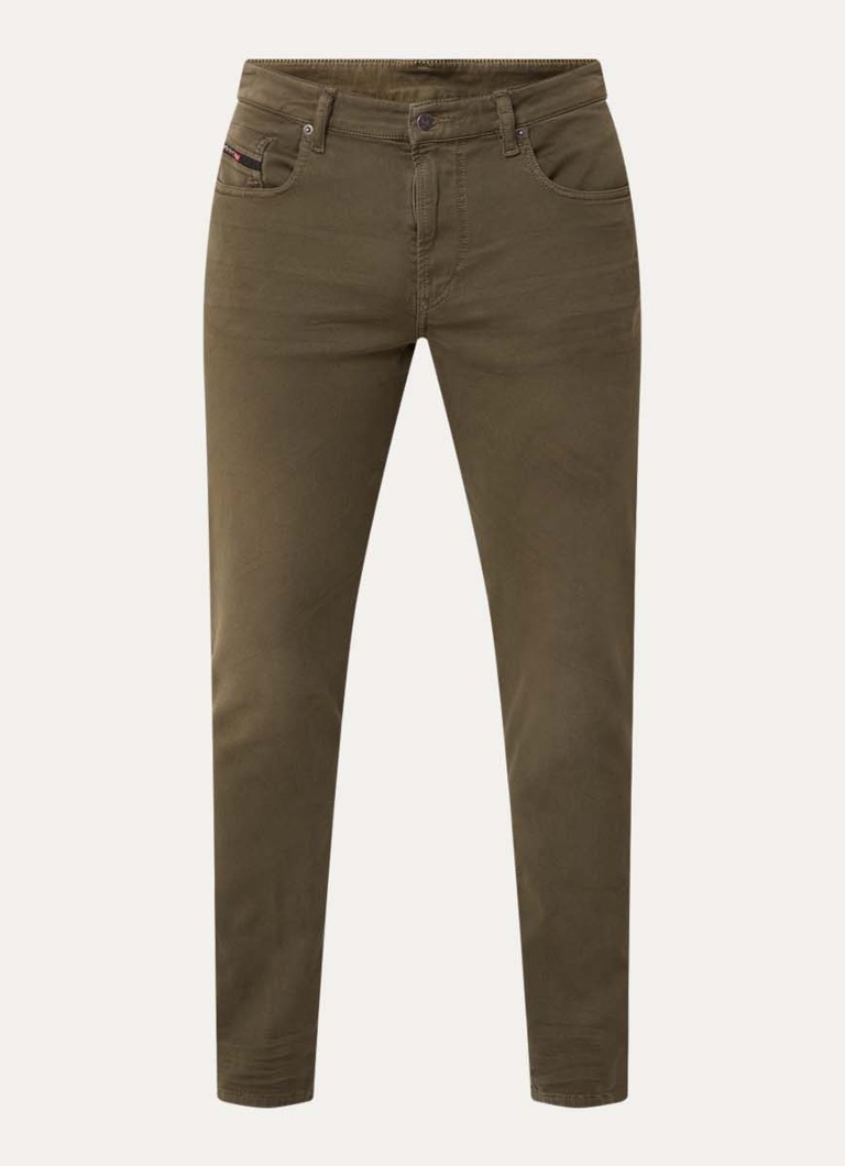 Diesel Heren 2062 D-Strukt slim fit chino met steekzakken in de kleur Mosgroen