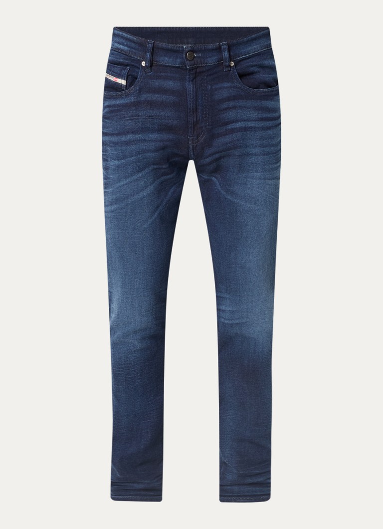 Diesel Heren 2062 D-Strukt slim fit jeans met medium wassing in de kleur Indigo