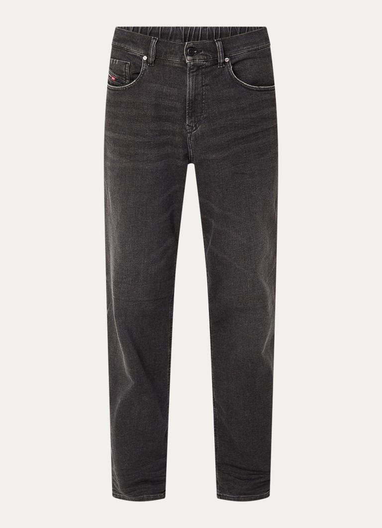 Diesel Heren 2090 D-Veekley straight leg jeans met gekleurde wassing in de kleur Antraciet