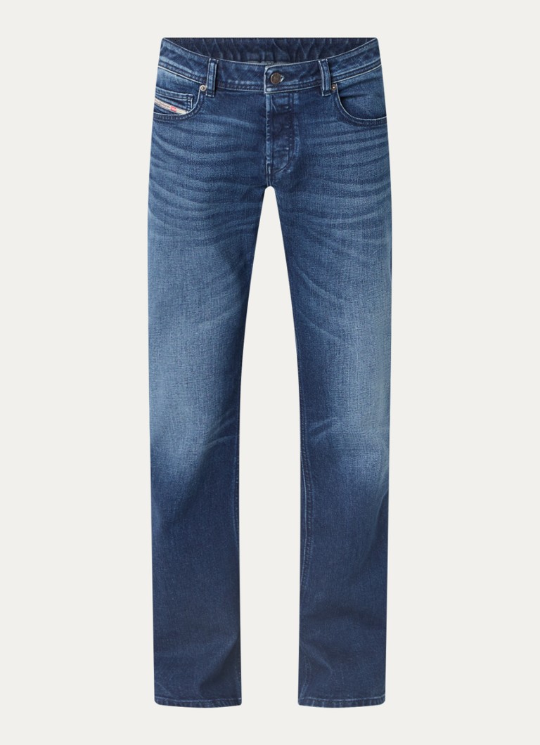 Diesel Heren 2007 Zatiniy flared fit jeans met medium wassing in de kleur Indigo