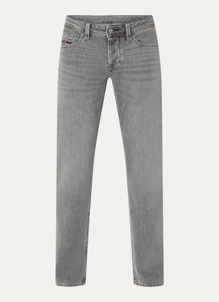 Diesel Heren 1986 Larkee tapered fit jeans met gekleurde wassing in de kleur Grijs