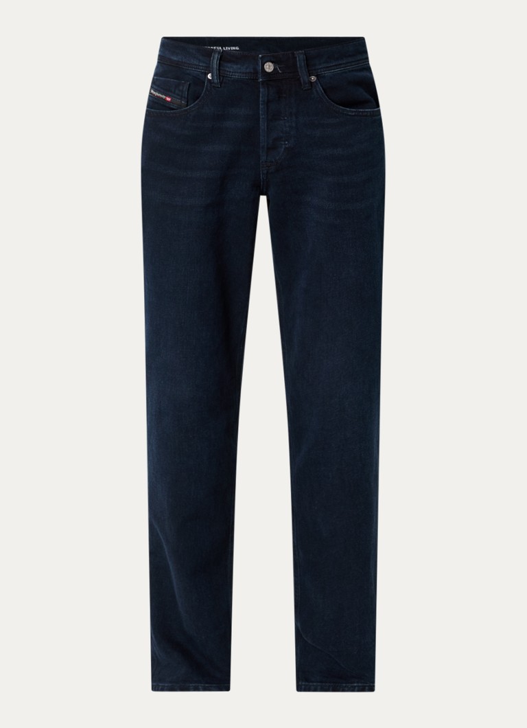 Diesel Heren D-Finitive slim fit jeans met donkere wassing in de kleur Indigo