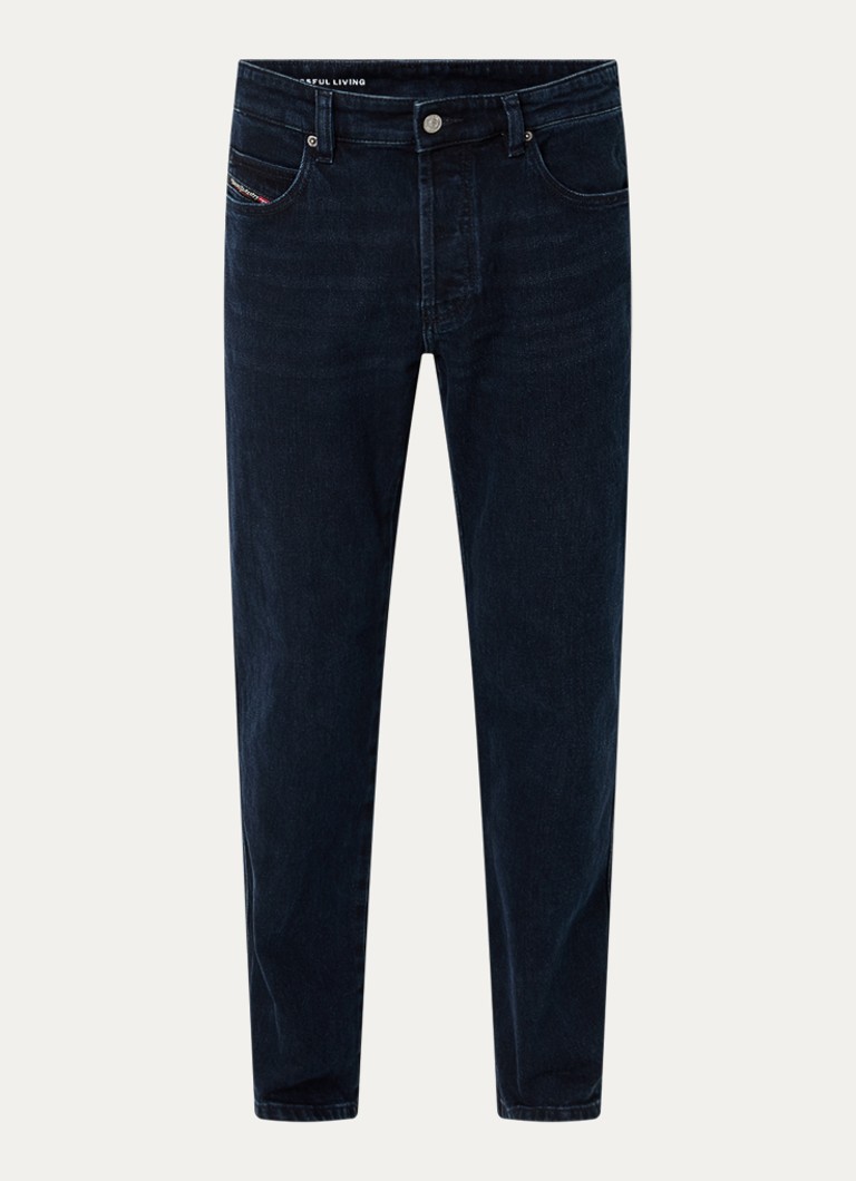 Diesel Heren 1993 D-Vyl straight leg jeans met donkere wassing in de kleur Indigo