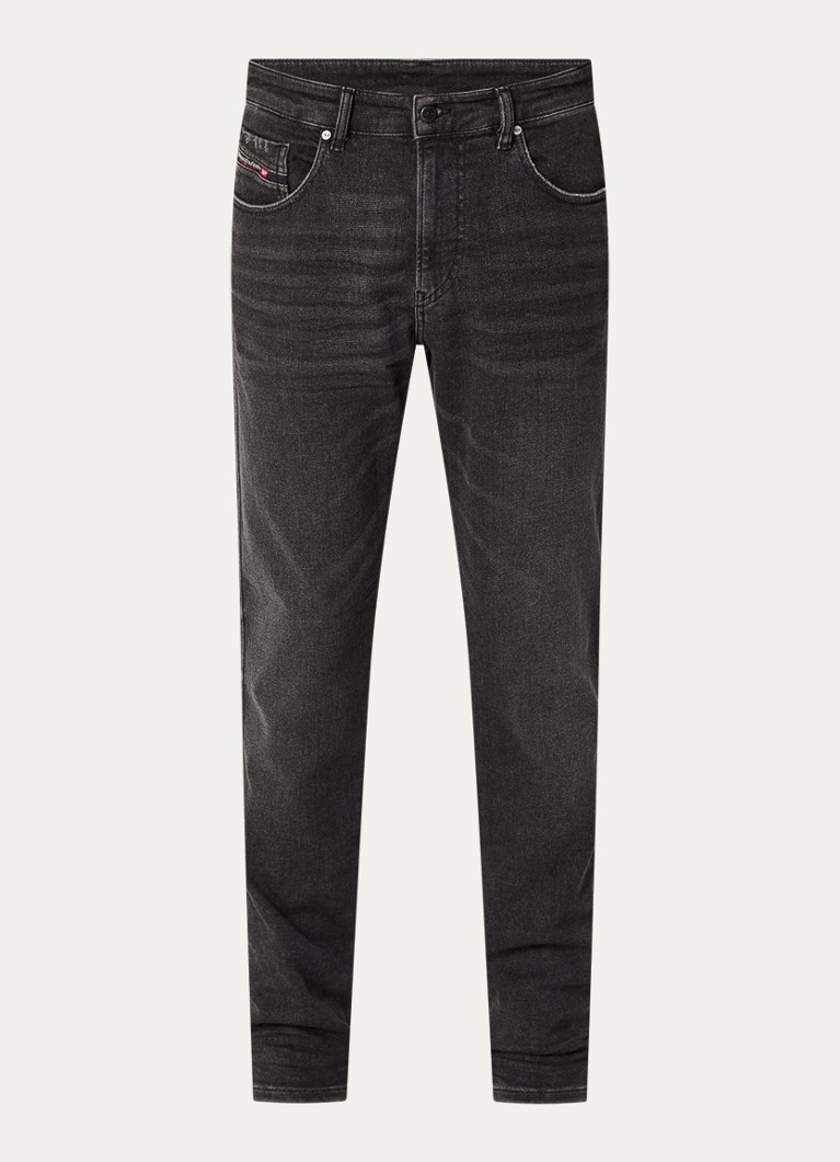 Diesel Heren 2062 D-Strukt slim fit jeans met gekleurde wassing in de kleur Antraciet