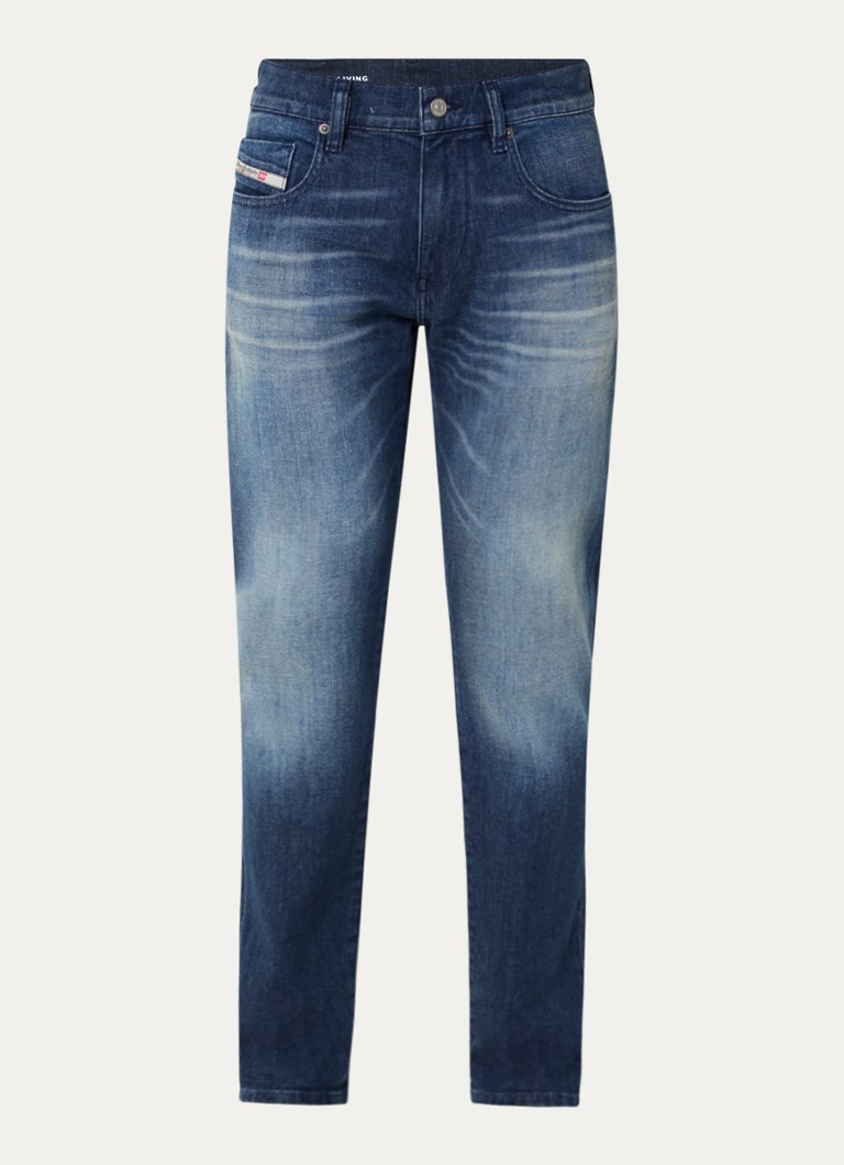 Diesel Heren D-Strukt skinny jeans met medium wassing in de kleur Indigo
