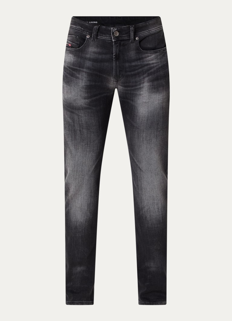 Diesel Heren 1979 Sleenker skinny jeans met gekleurde wassing in de kleur Zwart