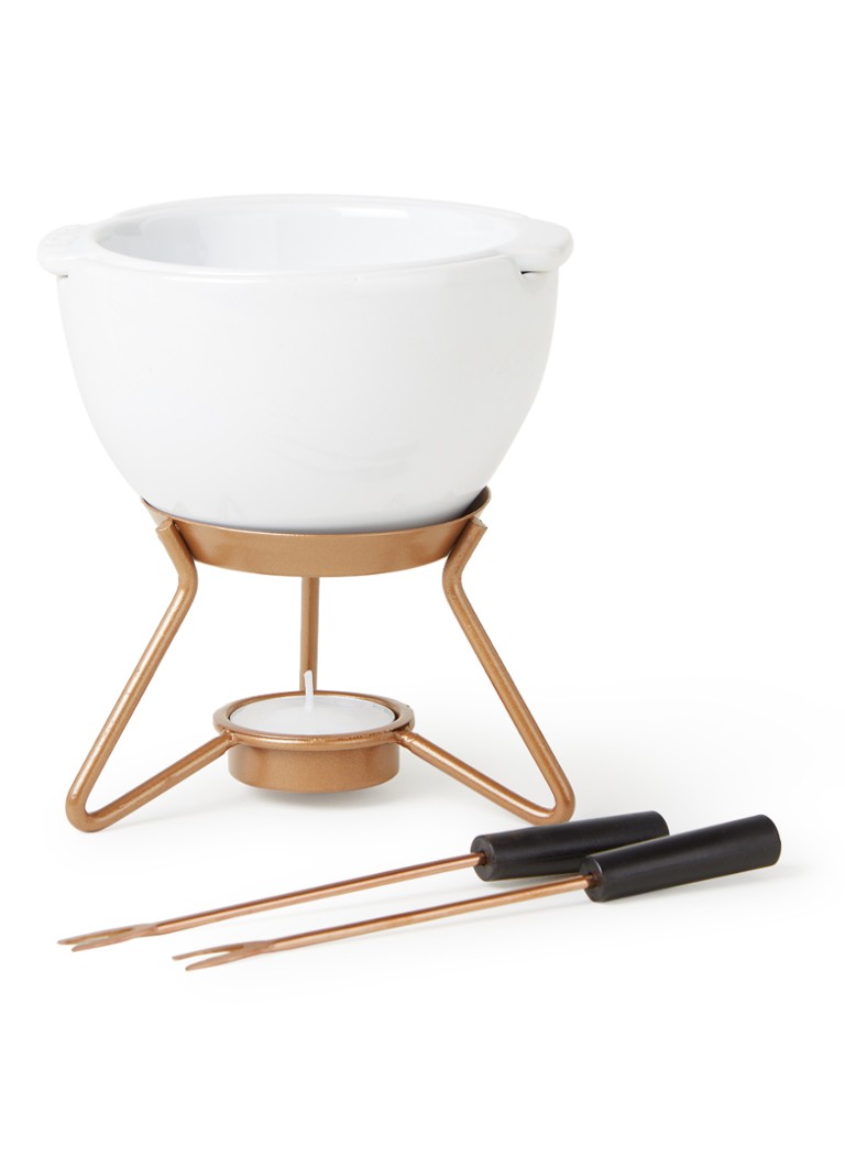 Boska Petit Marie chocolade fondueset Wit - Deal