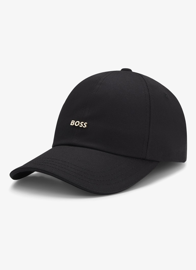 BOSS Dames Ari-Me pet met logo in de kleur Black-001 / Zwart