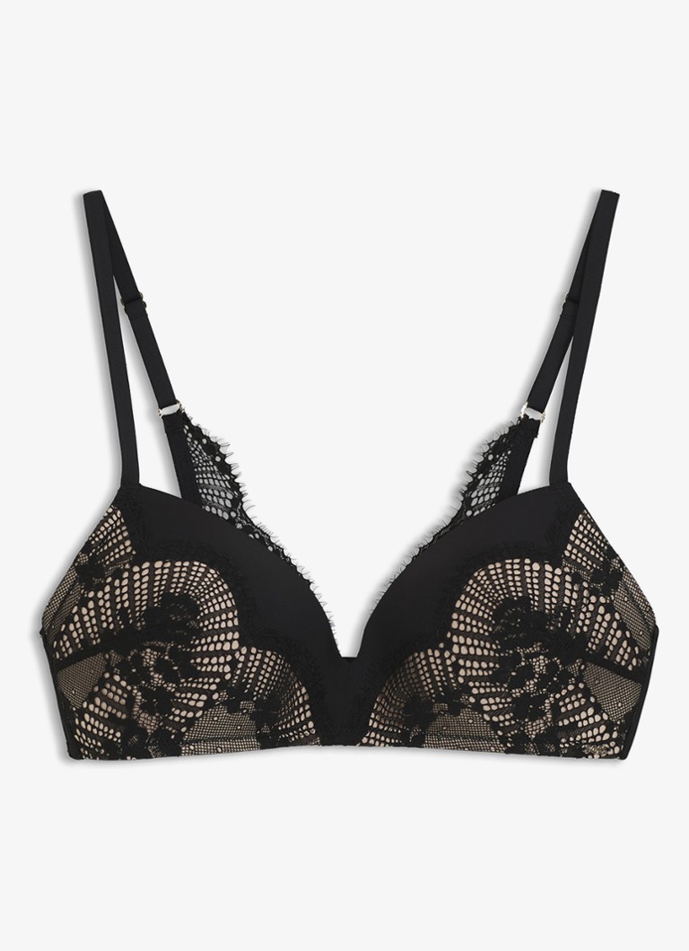 BOSS Dames Beugel bh van kant in de kleur Zwart
