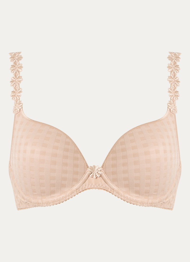 Marie Jo Dames Avero voorgevormde beugel bh met bloemborduring in de kleur Beige